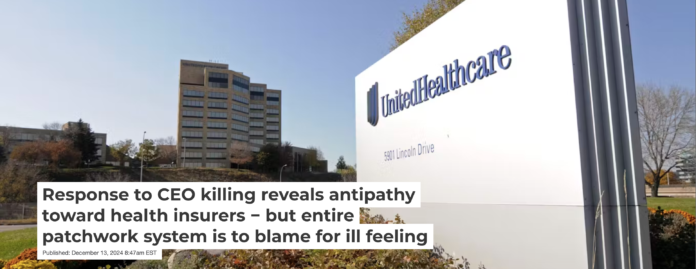 The killing of a UnitedHealthcare executive has prompted a closer look at the health insurance industry. AP Photo/Jim Mone
